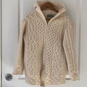 Vintage wool jacket cardigan -made in Ireland